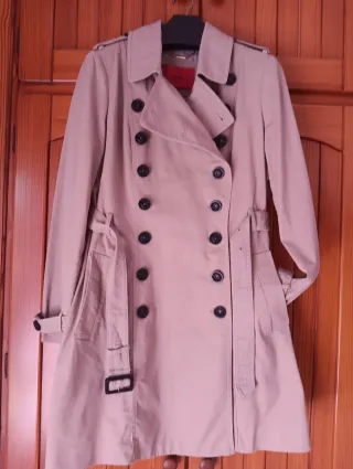 Gabardina Mango Beige Talla M