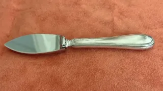 Tagliere per formaggio antico argento 925
