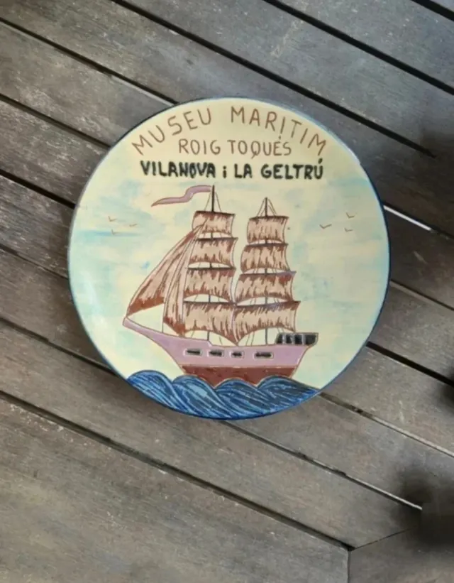 Plato colección museo maritim Vilanova