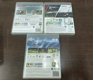 Pack 3 Juegos PS3: FIFA 11, PES 2008 y 2014