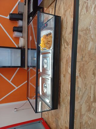 Vitrina Caliente 4 Bandejas