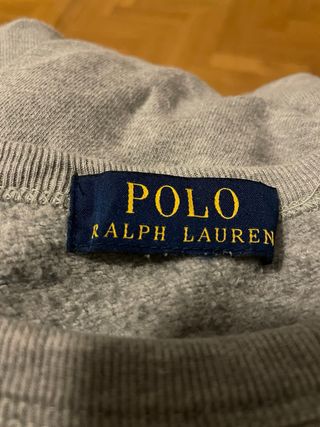 Sudadera Polo Ralph Lauren Gris Rayas