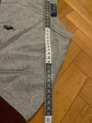 Sudadera Polo Ralph Lauren Gris Rayas