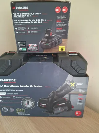 Parkside Performance Amoladora Angular 12V