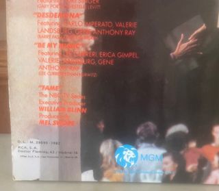 Vinilo Banda Sonora Original Serie TV Fame