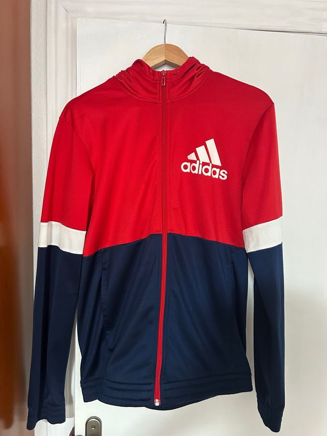 Chaqueta Adidas Roja y Azul