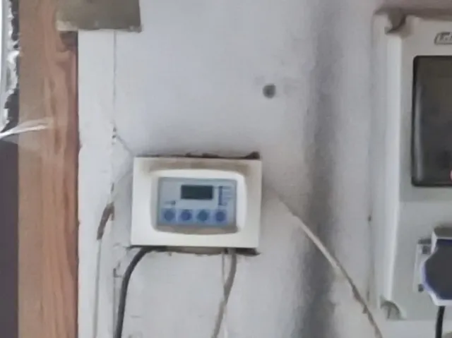 Estufa de leña chimenea eléctrica