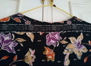 Vestido de punto estampado floral