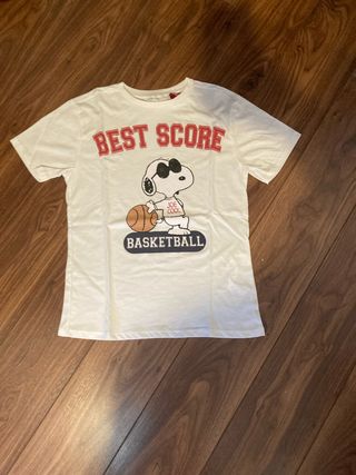 Camiseta Snoopy Joe Cool Baloncesto Talla M