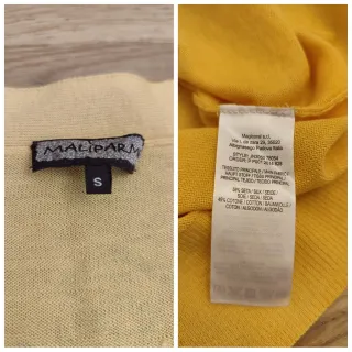 Cardigan Maliparmi giallo tg M