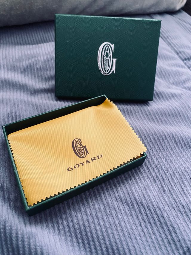 Tarjetero Goyard Verde