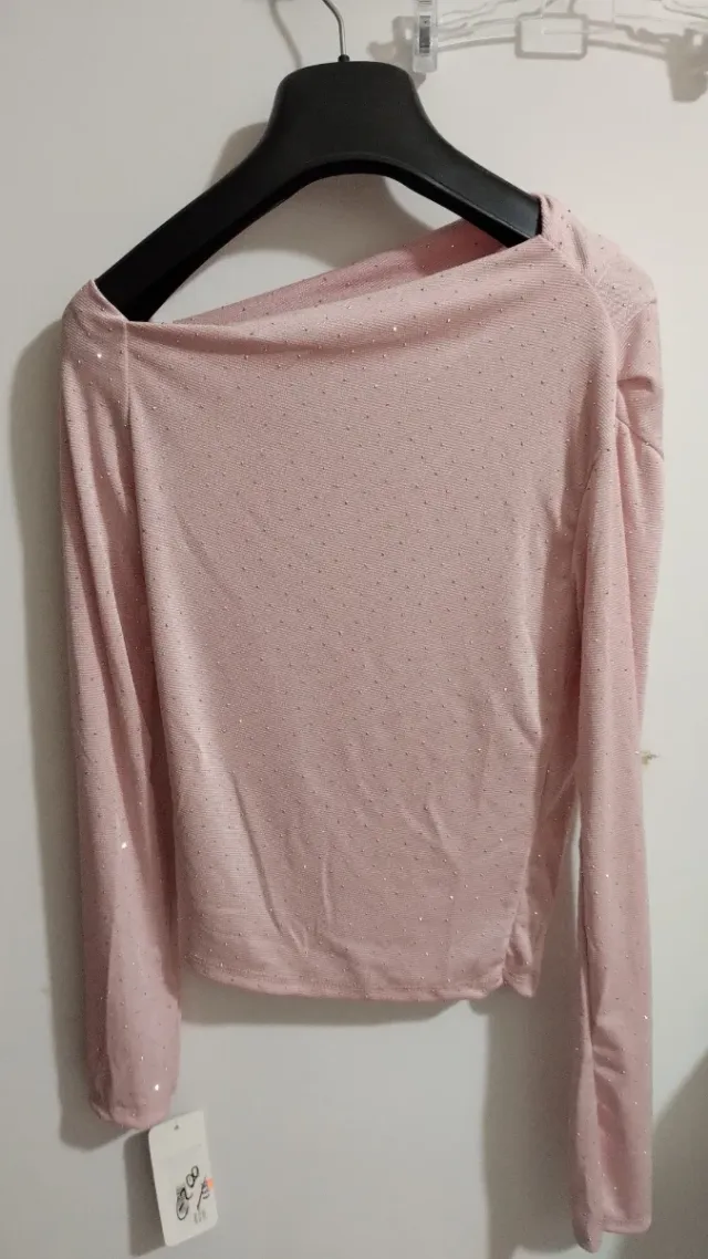 Maglietta glitterata