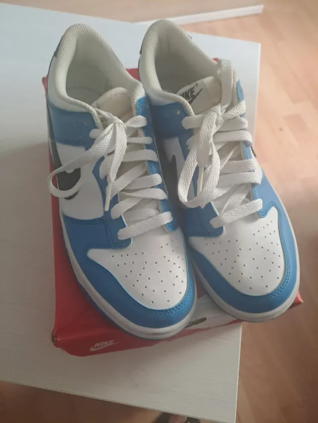 Zapatillas Nike Dunk Azul y Blanco