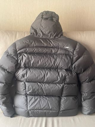 Cazadora plumas esquí hombre gris