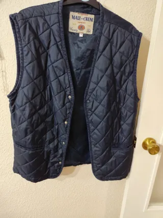 Chaleco MAIZ Y CRENI acolchado azul Talla M