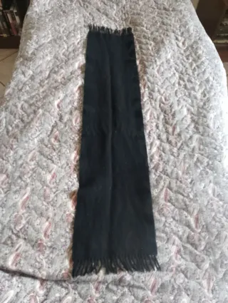 Sciarpa COTTON BELT in lana nera