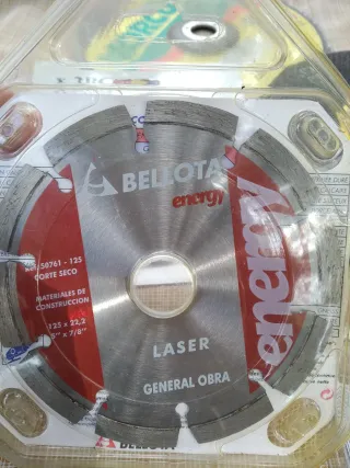 Lote 8 discos amoladora corte seco y piedra