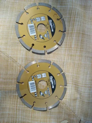 Lote 8 discos amoladora corte seco y piedra