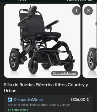 Silla  eléctrica Kittos Country.Nuevo vale 3300