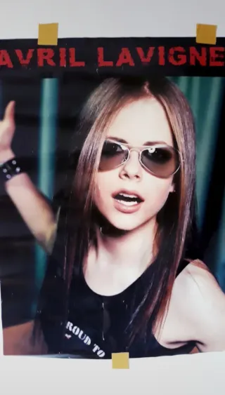 Poster Avril Lavigne Vintage Grande