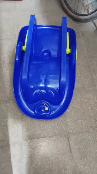 Trineo azul 2 plazas