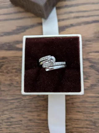 Anillo Swarovski Doble con Cristales