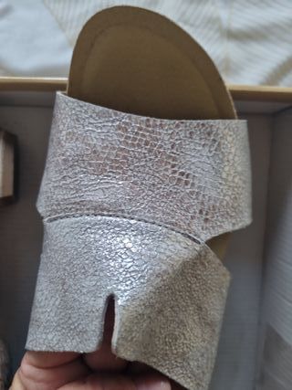 Sandalias LOLA Plata Brillante