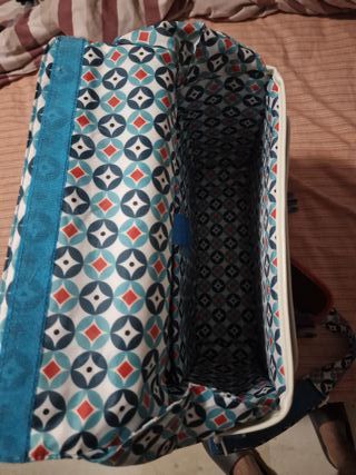 Bolsa Cámara Fotográfica Smile Roja Blanca Azul.