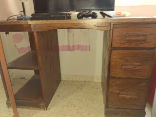 Escritorio de caoba
