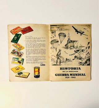 Álbum Segunda Guerra Mundial Chocolates Torras