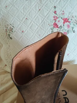 Botines serraje marrón Nature Talla 38
