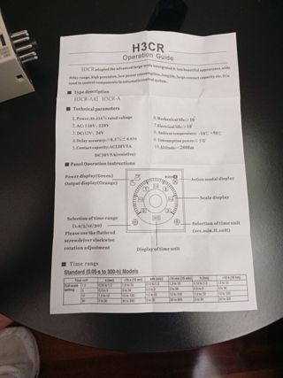 Relé de tiempo H3CR