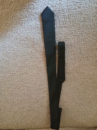 Corbata Negra Fina