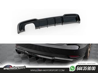 DIFUSOR TRASERO AUDI A3 8V SPORTBACK SLINE 2017-- NEGRO BRILLO
