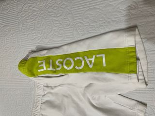 Pantalones cortos Lacoste blancos y verdes