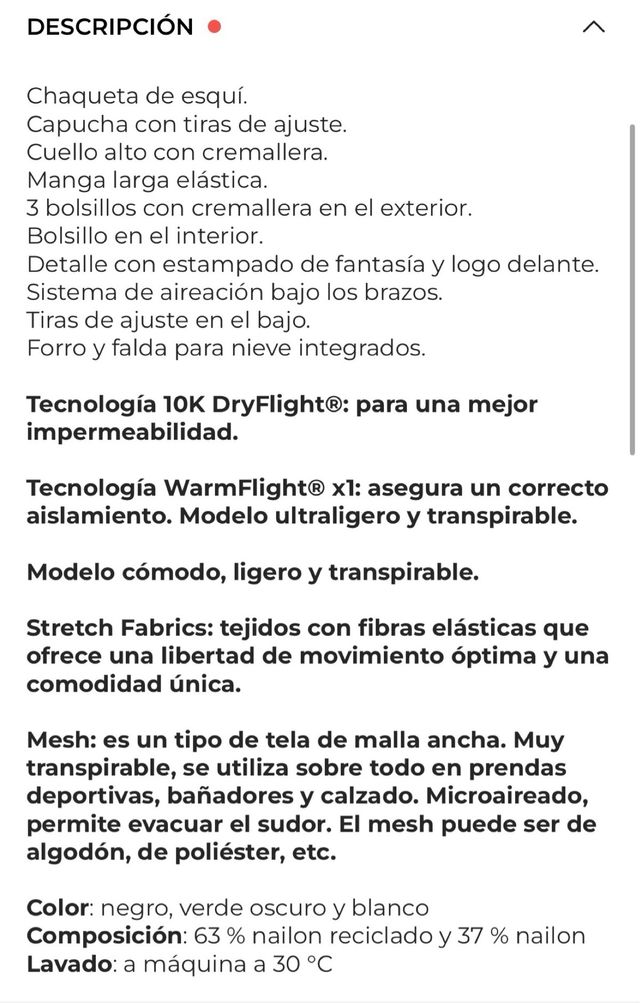 Chaqueta  sky Snowboard Quiksilver steeze anorak