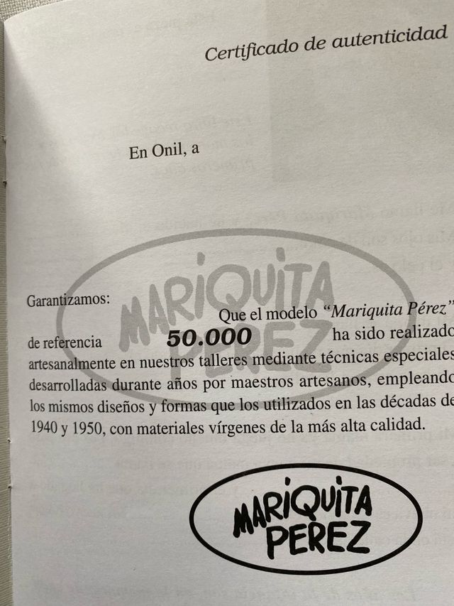 Mariquita Pérez Comunión