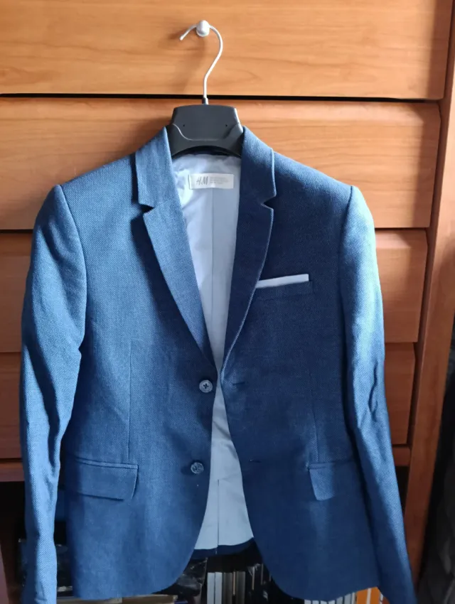 Americana H&M niño azul talla 10/11años