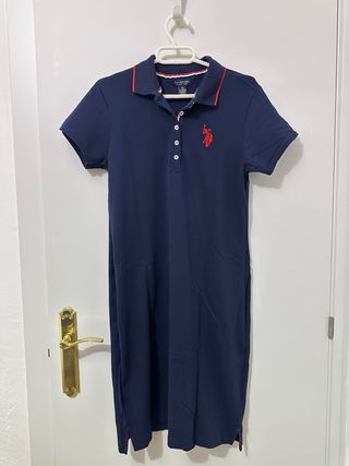 Vestido Polo ASSN Azul Marino Talla XS