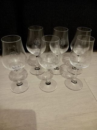 Martell set 6 bicchieri liquore Cristallo 16 Cl