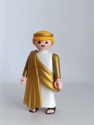 Playmobil patricio romano con toga dorada