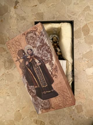 San Juan de la Cruz figura caja
