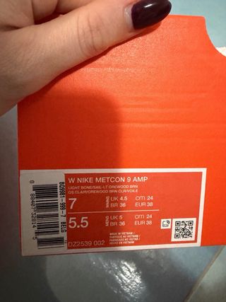 Nike Metcon 9 per CrossFit Grigio/Bianco