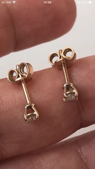 Pendientes Oro 18k Diamantes