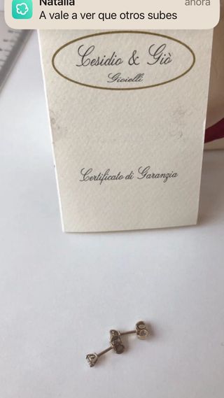 Pendientes Oro 18k Diamantes