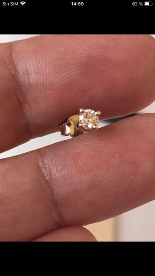 Pendientes Oro 18k Diamantes