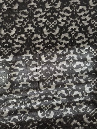 Mantilla de encaje negra