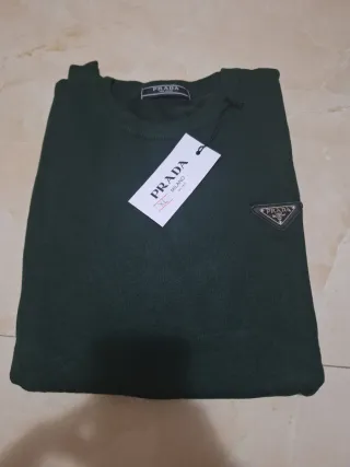 Maglia Prada Uomo Verde Taglia XL
