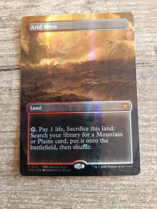 Arid Mesa MTG Carta de Magic