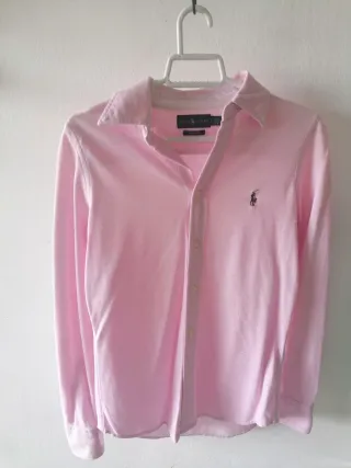 Camisa Polo Ralph Lauren Rosa Talla XS
